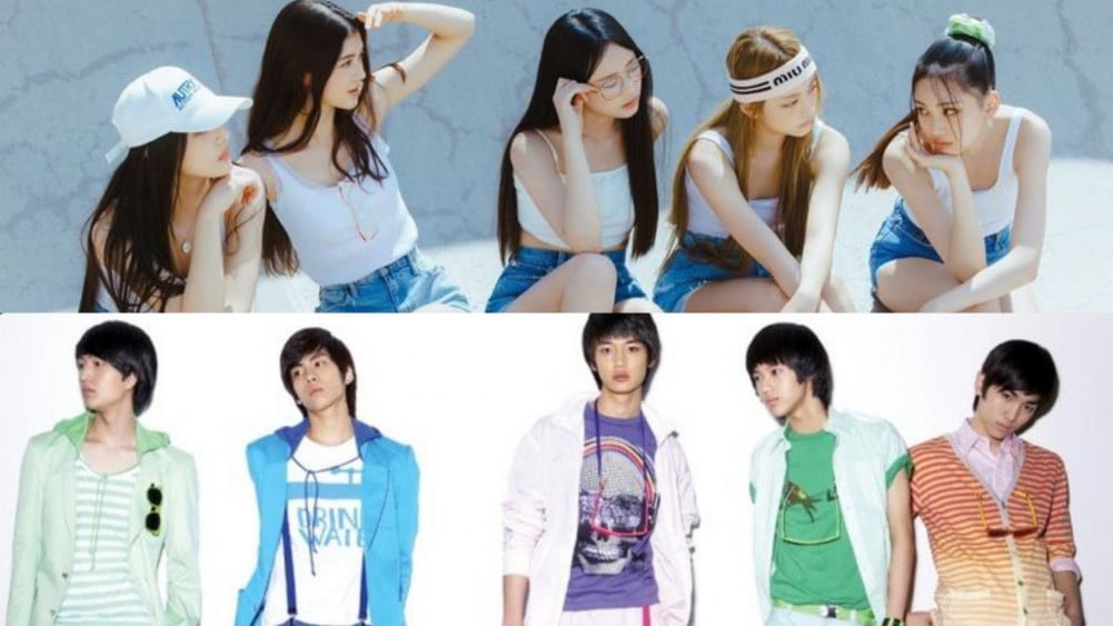 K-pop debut collage