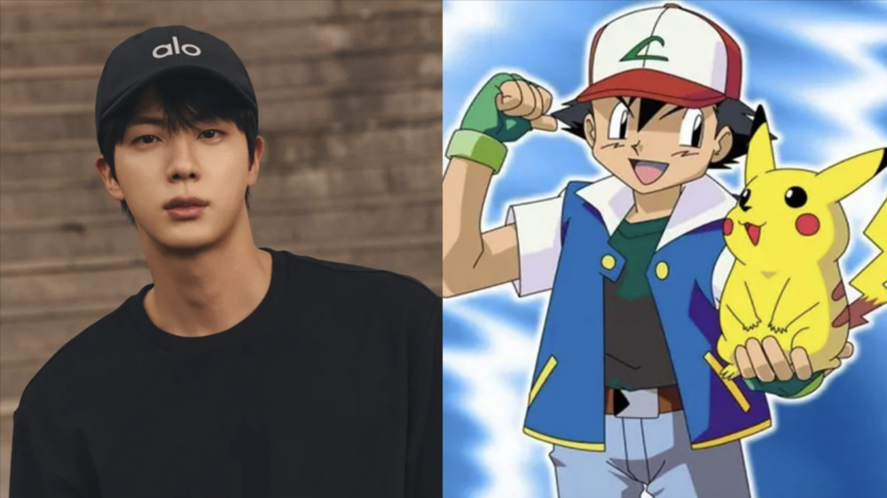 BTS Jin as Ash Ketchum