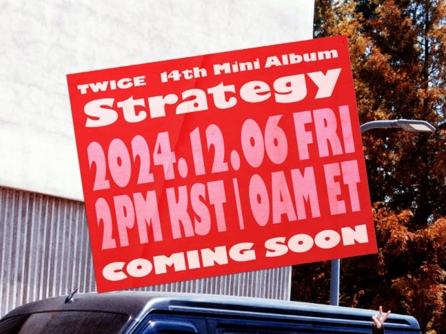 TWICE announces 14th mini-album 'STRATEGY' as their first full-group ...