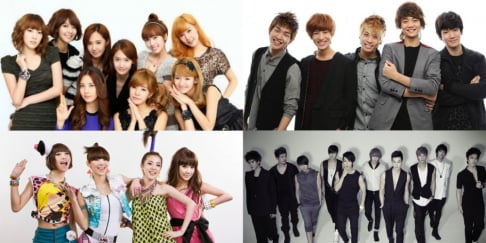 Big Bang, Epik High, f(x), Girls