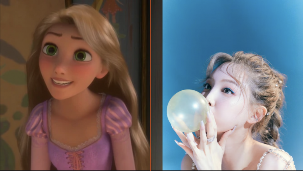 TWICE Nayeon as Rapunzel