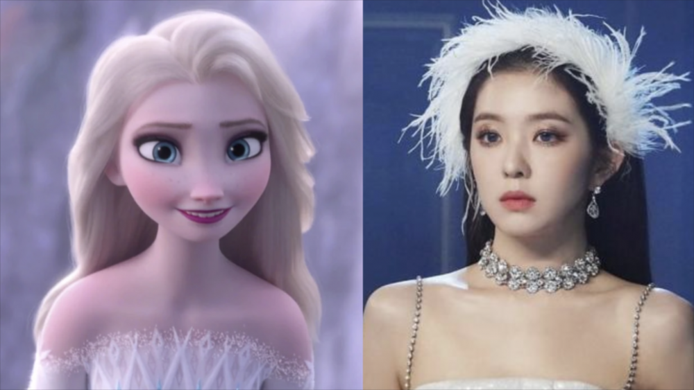 Red Velvet Irene as Princess Elsa