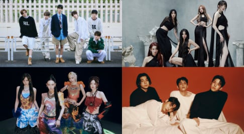 aespa, BTS, DAY6, EXO, (G)I-DLE, IU, IVE, LE SSERAFIM, NewJeans, PLAVE, RIIZE, Seventeen, BSS, TWS