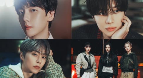 BADVILLAIN, Baekhyun, Chen, Xiumin, Lee Mu jin, Lee Seung Gi, Taemin, VIVIZ, Ha Sung Woon