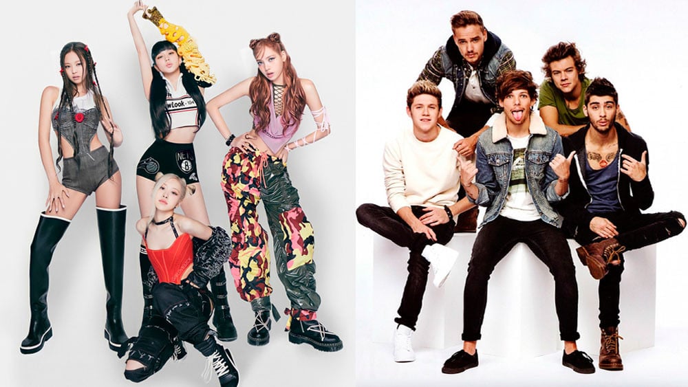 BLACKPINK and One Direction comparison