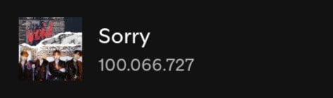 Spotify milestone screenshot